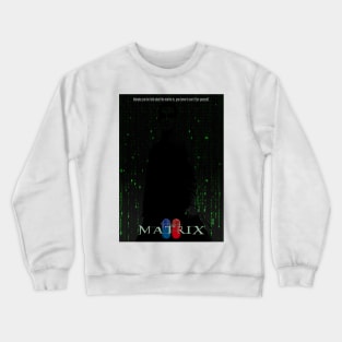 The matrix minimalist artworl Crewneck Sweatshirt